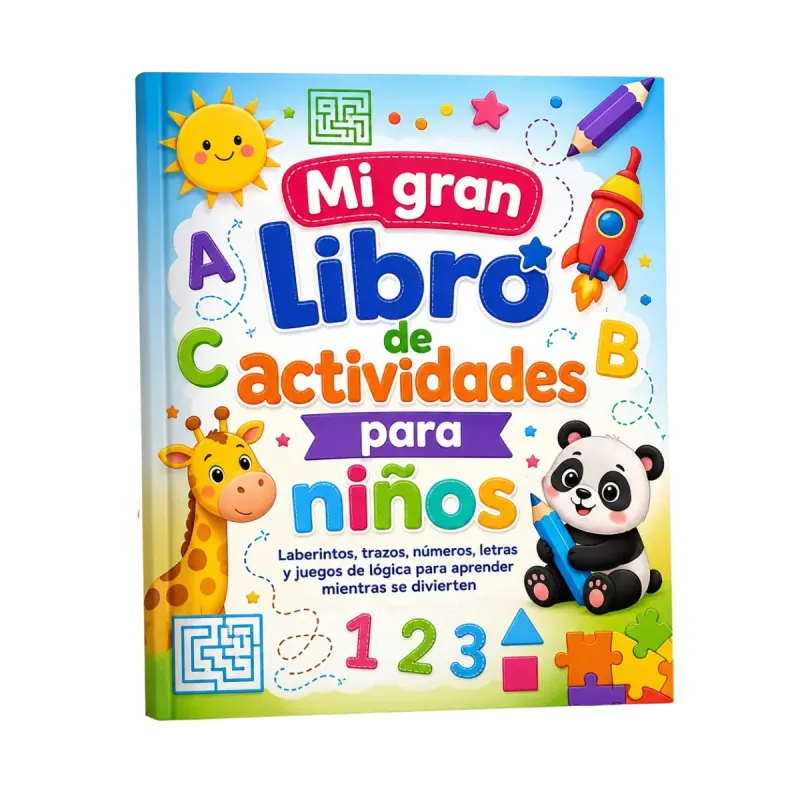 Mi gran libro de actividades para niños – Ebook PDF imprimible